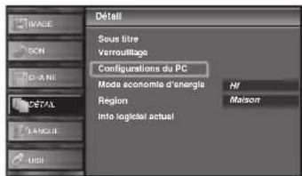 FUNAI LC427SSX - Réglages PC - 5