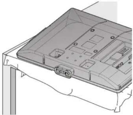 FUNAI LC427SSX - √ Attaching the Stand - 1