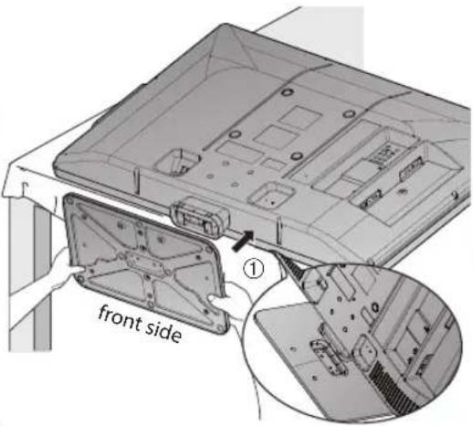 FUNAI LC427SSX - √ Attaching the Stand - 2