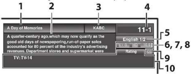 FUNAI LC427SSX - Broadcasting information - 1