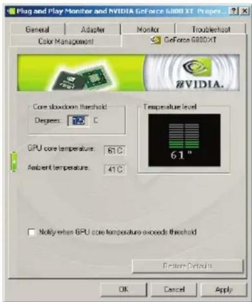 ECS N9800GT1GMUF - Temperatureinstellungen - 1