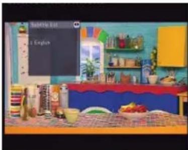 EMTEC Movie Cube S850H - Subtitle List Menu - 1