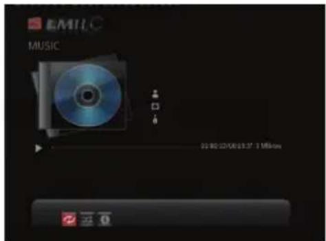 EMTEC Movie Cube S850H - Music Playback Options - 1