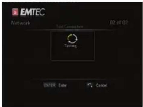 EMTEC Movie Cube S850H - Input WEP/WPA Key - 2