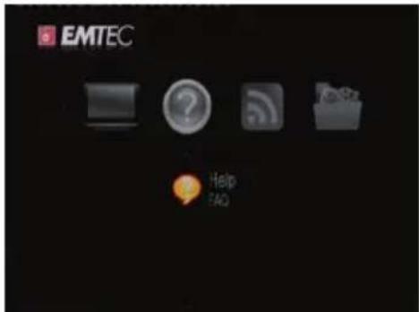 EMTEC Movie Cube S850H - Help Function - 1