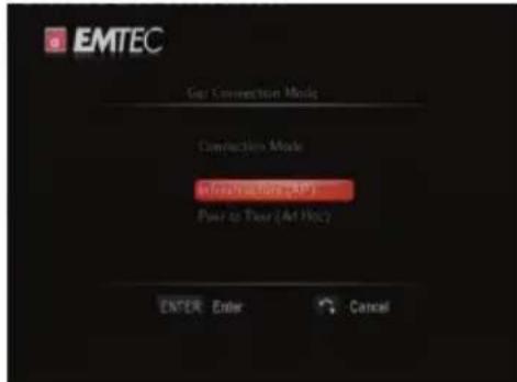 EMTEC Movie Cube S850H - Wireless Setup - 2