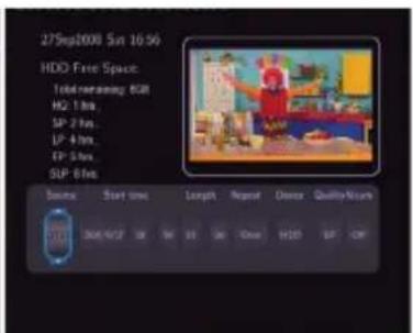 EMTEC Movie Cube S850H - Create a New Schedule - 2