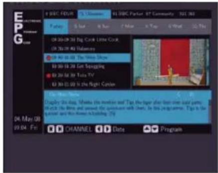 EMTEC Movie Cube S850H - Electronic Programming Guide - 1