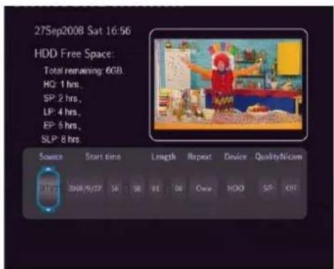 EMTEC Movie Cube D850H - Créer une nouvelle programmation - 2