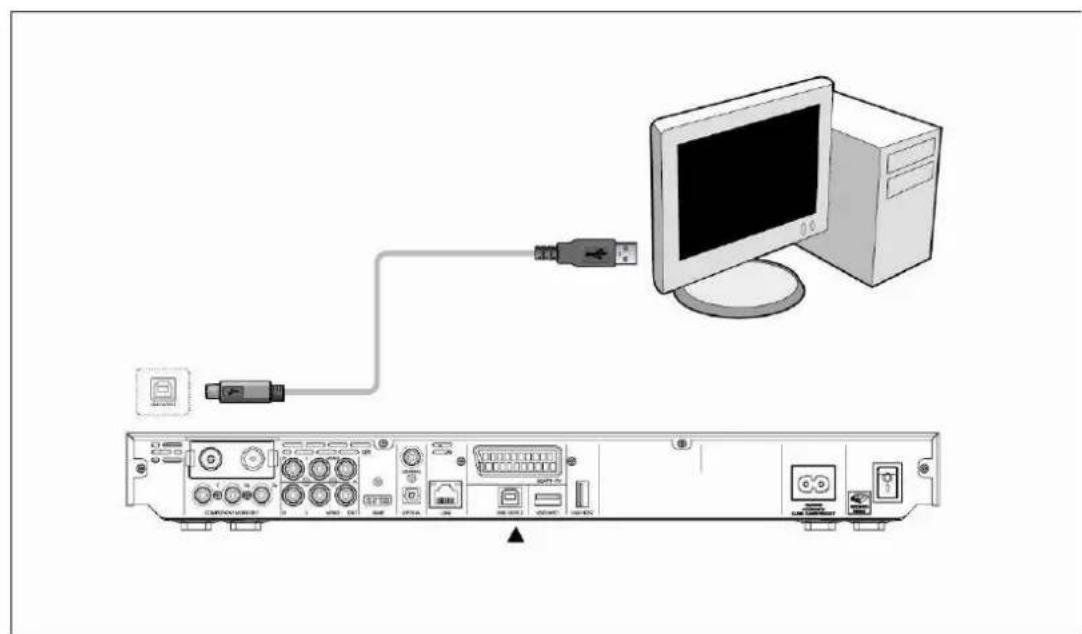 EMTEC Movie Cube D850H - Connexion à l'ordinateur - 1