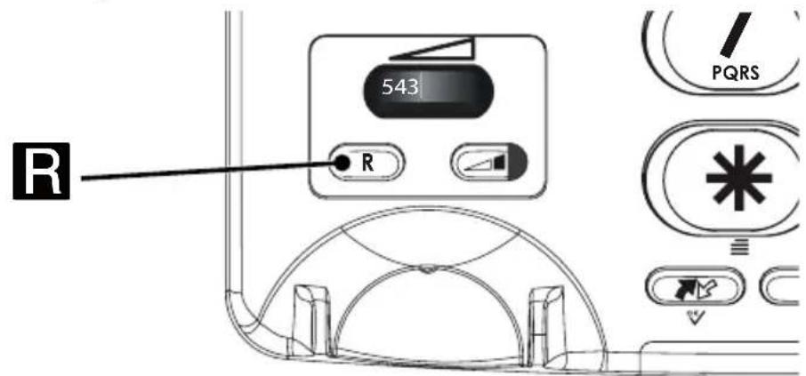 DORO PhoneEasy 337ip - Recall key (R) - 1
