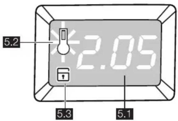 ELECTROLUX EWF146310W - Display - 1