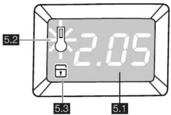 ELECTROLUX EWF146310W - Affichage - 1