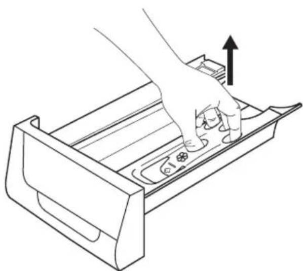 ELECTROLUX EWF148541W - Nettoyage du bac à produits - 2