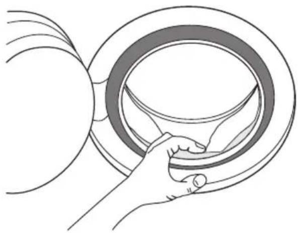 ELECTROLUX EWF148541W - Le joint du hublot - 1