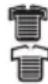 ELECTROLUX EWF148541W - : Symboles du niveau de salissure - 1