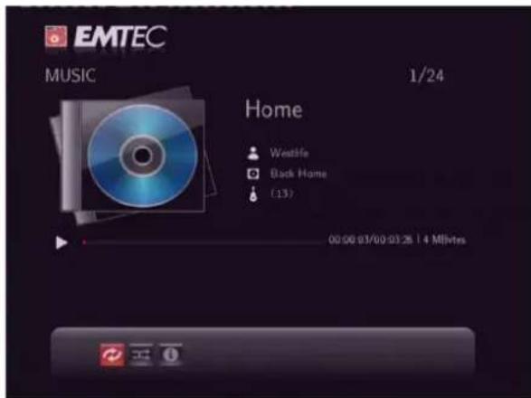 EMTEC EKLTVN200 - Options de lecture audio - 1