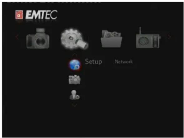 EMTEC EKLTVN200 - Menu de configuration - 1