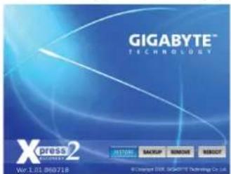 GIGABYTE GAMA74GMS2 - 一键还原(Xpress Recovery2)恢复(Restore)功能 - 1