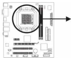 GIGABYTE GAMA74GMS2 - 1-3-1 安装中央处理器(CPU) - 1