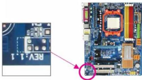 GIGABYTE GAMA74GMS2 - 产品版本辨识 - 1