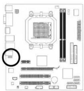 GIGABYTE GAMA74GMS2 - 9) F AUDIO (前端音源插座) - 1