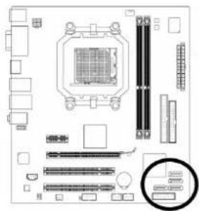 GIGABYTE GAMA74GMS2 - 7) SATA2_0/1/2/3 (SATA 3Gb/s 插座) - 1