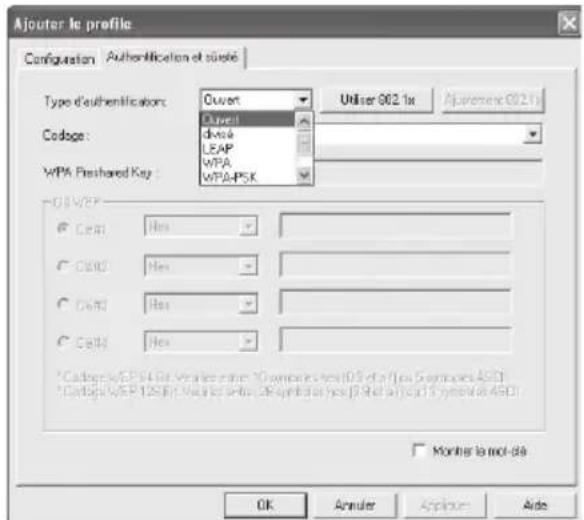 HAMA Wireless LAN USB Stick - Confi guration du chiffrement du réseau local sans fi I - 1