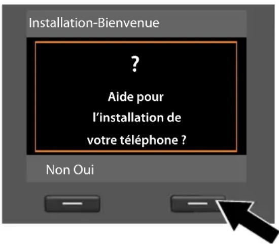 GIGASET DX600A ISDN - Mise en service de la base - assistant d'installation - 1