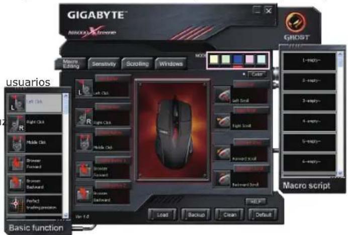 GIGABYTE M8000X - Selección de Perfil - 1