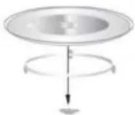 HAIER MWM0701TB - Turntable Installation - 1