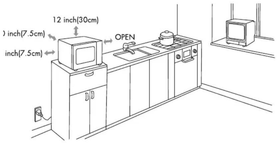 HAIER MWM0701TB - Installation - 1