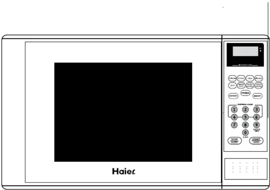 HAIER MWM0701TB - FOUR MICRO-ONDES DE 0.7 PIED CUBE ET 700WATTS - 1