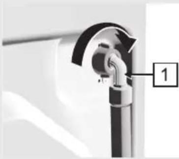 GORENJE WA73161 - Branchement du fl exible d'alimentation en eau - 1