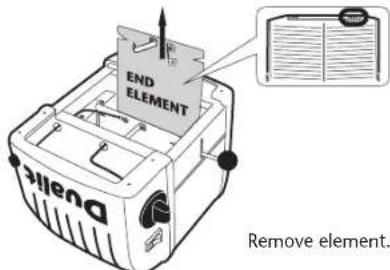 DUALIT Combi 2+1 - PROCEDURE FOR REPLACING ELEMENTS - 5