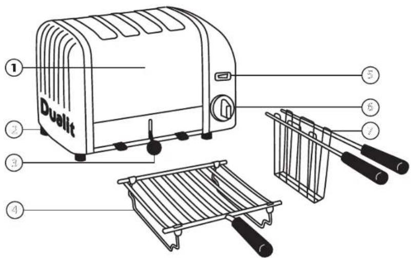 DUALIT 42182 - PARTS AND CONTROLS - 1