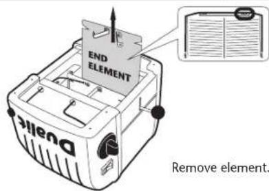 DUALIT 42185 - PROCEDURE FOR REPLACING ELEMENTS - 5