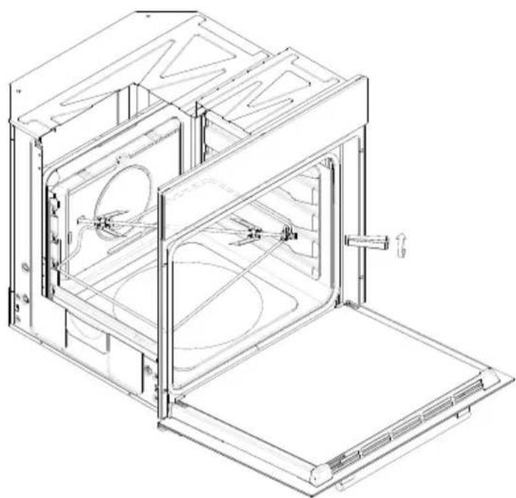 GORENJE BOP7303AX - Como utilizar el asador - 1