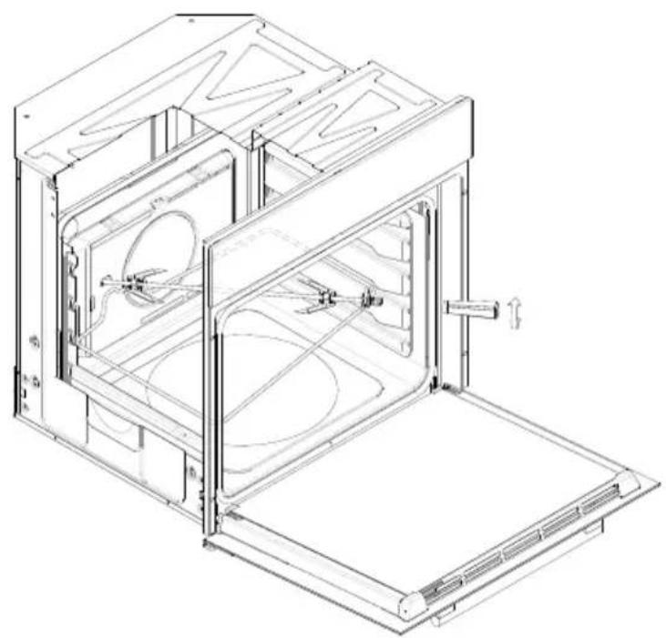 GORENJE BOP7303AX - How to use the turnspit - 1
