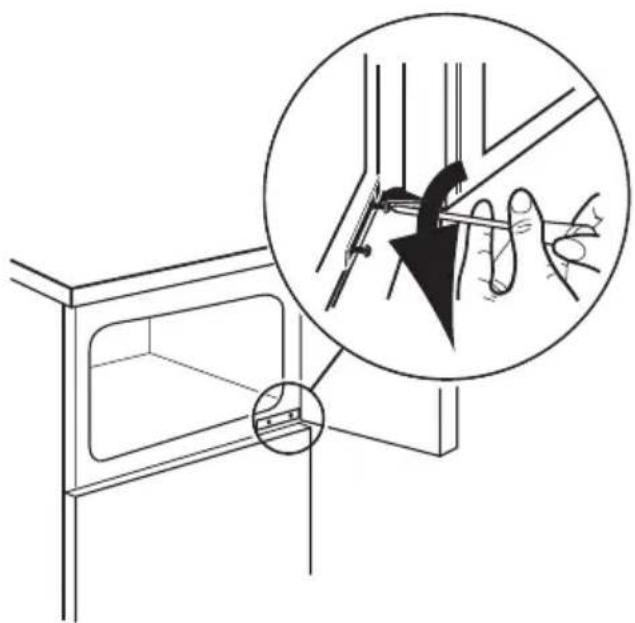 ELECTROLUX ERD24001W8 - Réversibilité de la porte - 1