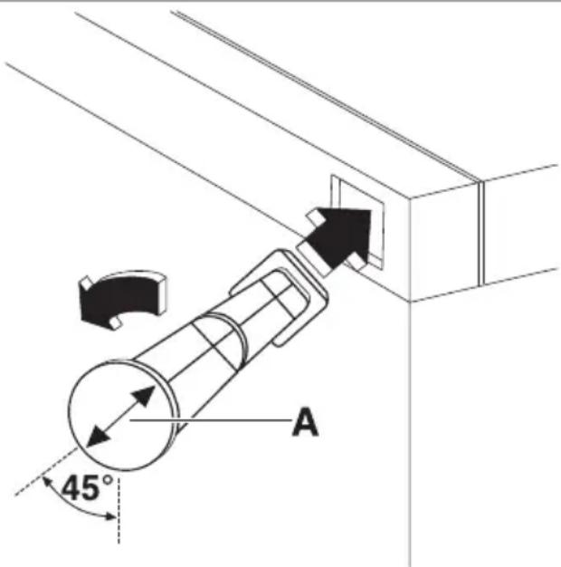 ELECTROLUX ERD24001W8 - Rear spacers - 1