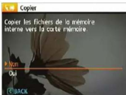 GE Power Pro X5 - Copier (copier la mémoire interne vers la carte mémoire) - 1