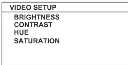 DENVER MT779DVBT - RÉGLAGE VIDEO - 1