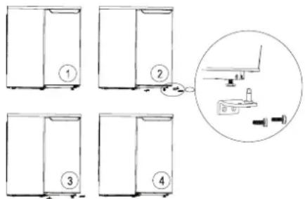 HAIER HFN136AA - Odwrotne ustawienie drzewiczek - 1