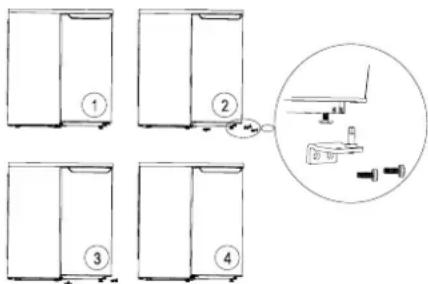 HAIER HFN136AA - Porte réversible - 1