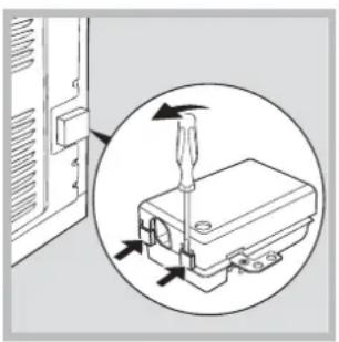 HOTPOINT-ARISTON FZ 61 GP.1 IX Y HA - Montaje del cable de alimentación eléctrica - 1