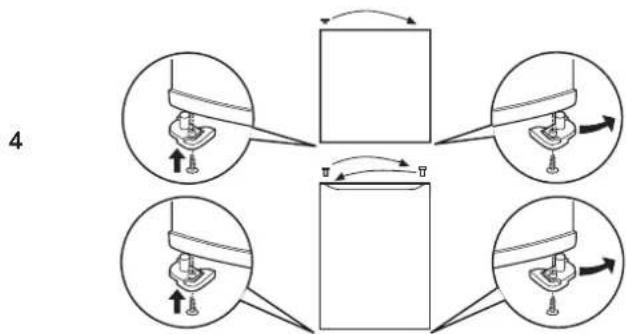 HOTPOINT-ARISTON SBM 1823 VHA - Zmiana kierunku otwierania drzwi - 3