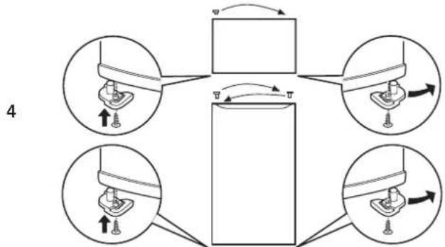 HOTPOINT-ARISTON MTM 1711 FFHA - Réversibilité des portes - 2