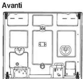 HOTPOINT-ARISTON PH 640 MS (AN) RHA - Posizione gancio per top H=40mm - 1