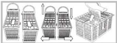 HOTPOINT-ARISTON LFT 228 AHA - Cestino delle posate - 1